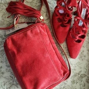 Nine West Red Swaide Hand Bag.